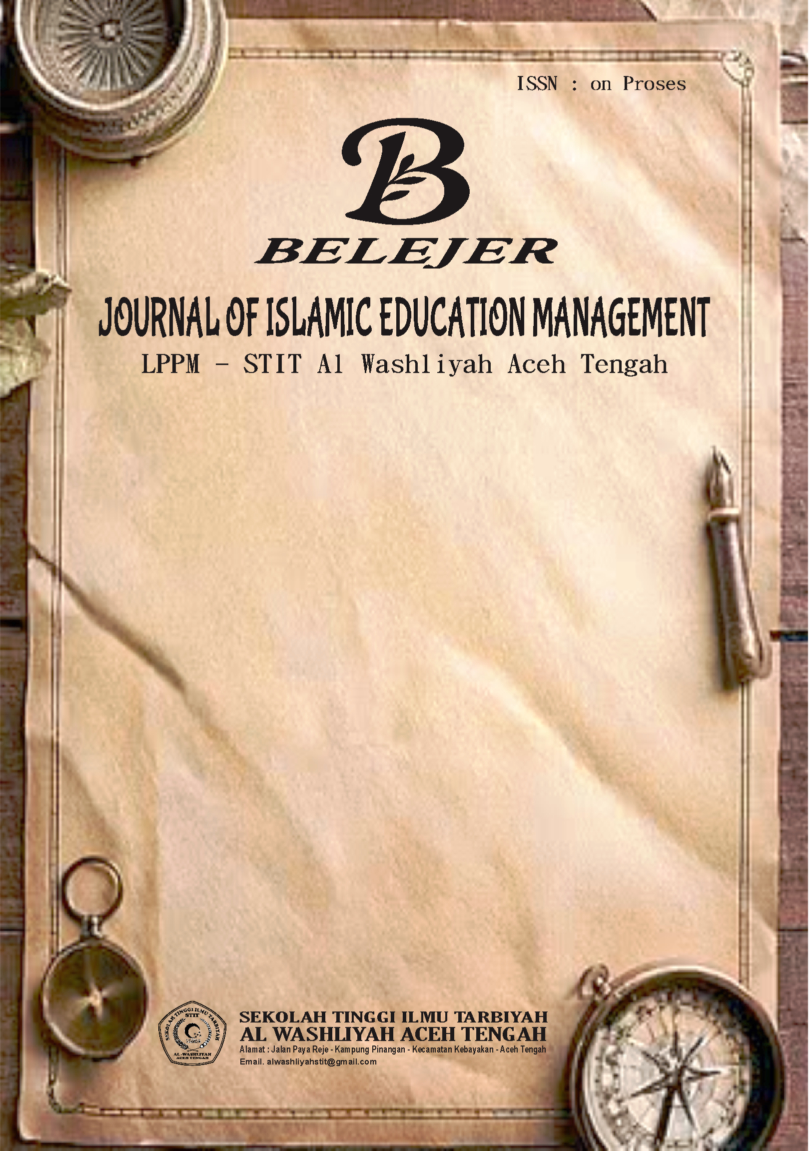 BELEJER: Journal of Islamic Education Management